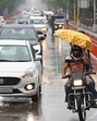 On Monday, the IMD observatory in Sector 39 recorded 5.4 mm rain while the airport observatory logged 21.4 mm rain. (Keshav Singh/HT) On Monday, the IMD observatory in Sector 39 recorded 5.4 mm rain while the airport observatory logged 21.4 mm rain. (Keshav Singh/HT)