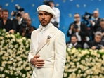 British race car driver Lewis Hamilton arrives for the 2025 Met Gala at the Metropolitan Museum of Art on May 5, 2025, in New York. (Photo by Angela WEISS / AFP)(AFP) British race car driver Lewis Hamilton arrives for the 2025 Met Gala at the Metropolitan Museum of Art on May 5, 2025, in New York. (Photo by Angela WEISS / AFP)(AFP)