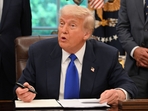 Trump's long and rambling response left many confused.(AFP) Trump's long and rambling response left many confused.(AFP)