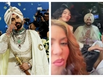 For his debut appearance at the Met Gala, Diljit wore a custom Prabal Gurung outfit. He was styled by Abhilasha Devnani. For his debut appearance at the Met Gala, Diljit wore a custom Prabal Gurung outfit. He was styled by Abhilasha Devnani.