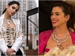 Isha Ambani wore the same Cartier necklace that Anne Hathaway wore in the 2018 film Ocean's 8. Isha Ambani wore the same Cartier necklace that Anne Hathaway wore in the 2018 film Ocean's 8.