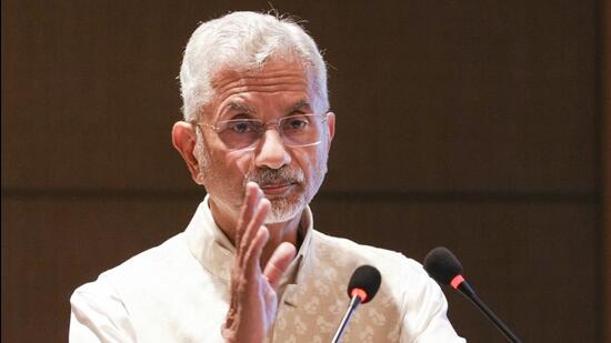 External affairs minister S Jaishankar speaks at the launch of Global Access to Talent from India Foundation in New Delhi on Tuesday. (PTI Photo) External affairs minister S Jaishankar speaks at the launch of Global Access to Talent from India Foundation in New Delhi on Tuesday. (PTI Photo)