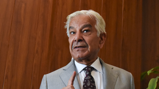 Pakistan’s Defence Minister Khawaja Muhammad Asif has made a big claim about where India could launch a military operation amid tensions over the Pahalgam terror attack.(REUTERS)