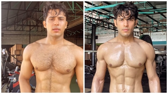 Vinay Manglani shared a glimpse at how he achieved a toned body and face. (Instagram/ Vinay Manglani) Vinay Manglani shared a glimpse at how he achieved a toned body and face. (Instagram/ Vinay Manglani)