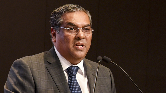 Chief Justice of India Justice Sanjiv Khanna addresses a conference. Chief Justice of India Justice Sanjiv Khanna addresses a conference.