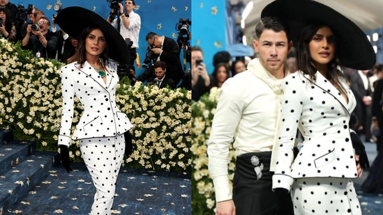 Priyanka Chopra Jonas went the retro-route for her Met Gala 2025 appearance(Photos: X) Priyanka Chopra Jonas went the retro-route for her Met Gala 2025 appearance(Photos: X)