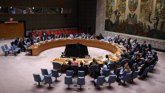 The UN Security Council has five veto-wielding members and 10 non-permanent members, including Pakistan. (AFP) The UN Security Council has five veto-wielding members and 10 non-permanent members, including Pakistan. (AFP)