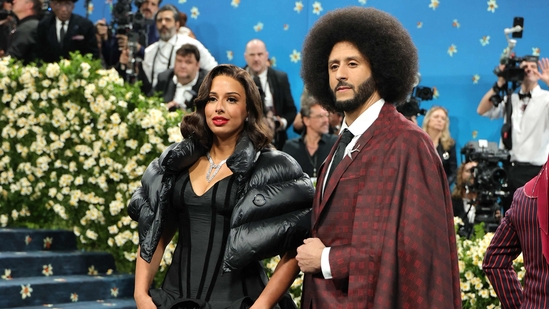 Nessa Diab and Colin Kaepernick attend the 2025 Met Gala Celebrating "Superfine: Tailoring Black Style" at Metropolitan Museum of Art on May 05, 2025 in New York City. (Photo by Dia Dipasupil / GETTY IMAGES NORTH AMERICA / Getty Images via AFP)(Getty Images via AFP) Nessa Diab and Colin Kaepernick attend the 2025 Met Gala Celebrating "Superfine: Tailoring Black Style" at Metropolitan Museum of Art on May 05, 2025 in New York City. (Photo by Dia Dipasupil / GETTY IMAGES NORTH AMERICA / Getty Images via AFP)(Getty Images via AFP)