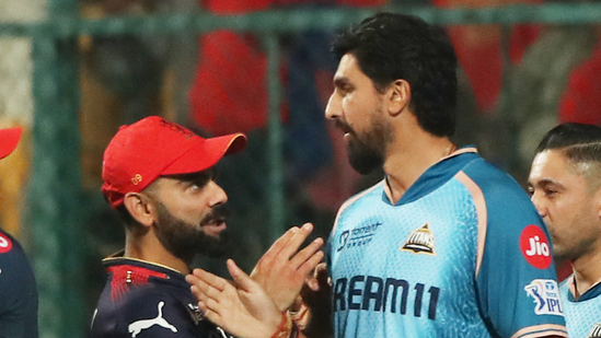 Virat Kohli caught up with Ishant Sharma after the RCB vs GT match.