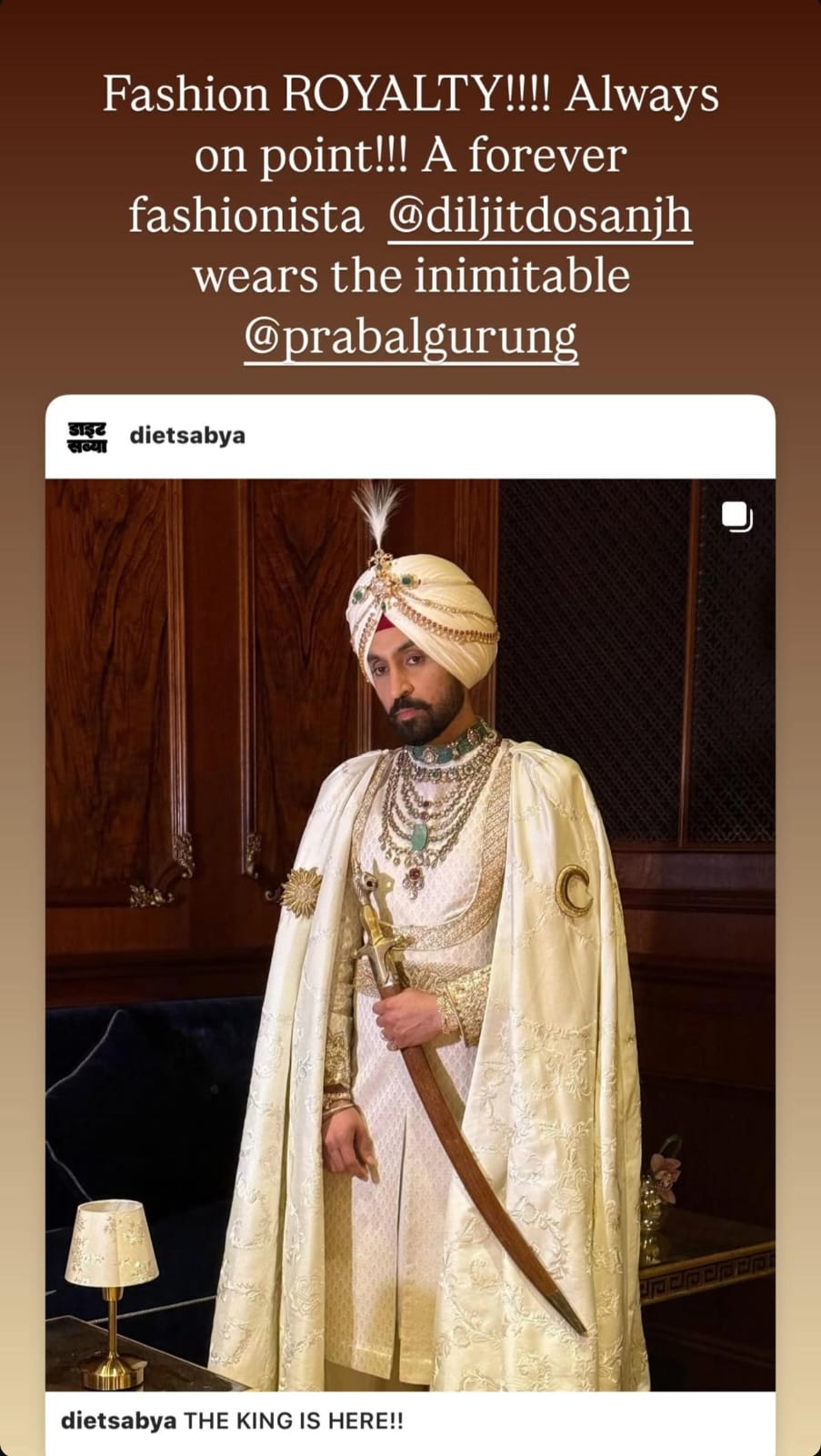 Karan called Diljit a forever fashionista. Karan called Diljit a forever fashionista.