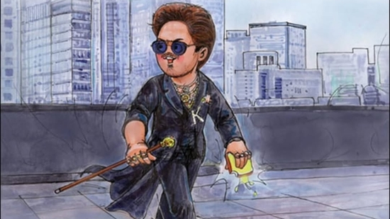Amul India celebrates Shah Rukh Khan's iconic Met Gala look in a new campaign. Amul India celebrates Shah Rukh Khan's iconic Met Gala look in a new campaign.