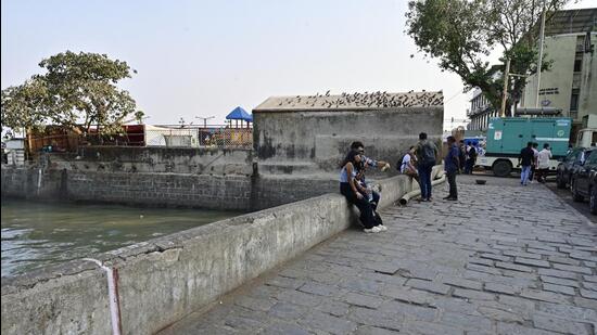Site of the proposed passenger jetty and terminal near the Radio Club (Hindustan Times) Site of the proposed passenger jetty and terminal near the Radio Club (Hindustan Times)