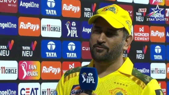 MS Dhoni spoke about his IPL future after CSK's win against KKR MS Dhoni spoke about his IPL future after CSK's win against KKR